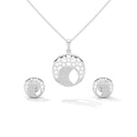 Load image into Gallery viewer, 925 Silver Pendant & Earring Set for Women
