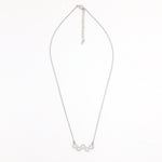 Load image into Gallery viewer, Silver Crystal Circles Pendant Necklace