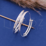 Load image into Gallery viewer, LIGROZ 925 Sterling Silver “Lucky Baby” Adjustable Kada (Pair) | Unisex Design
