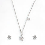 Load image into Gallery viewer, Silver Modern Geometric Necklace