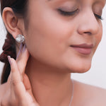 Load image into Gallery viewer, Sophisticated 925 Sterling Silver Necklace & Earring Set for Women - Pendant & Studs