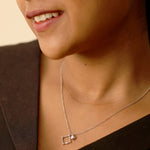 Load image into Gallery viewer, Ligroz 925 Sterling Silver Geometric Pendant Necklace – Minimalist & Modern Elegance