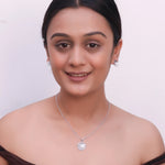 Load image into Gallery viewer, Sophisticated 925 Sterling Silver Necklace & Earring Set for Women - Pendant & Studs