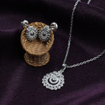 Load image into Gallery viewer, 925 Silver Pendant & Earrings Set