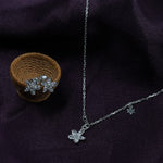 Load image into Gallery viewer, Silver Modern Geometric Necklace