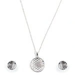 Load image into Gallery viewer, Sophisticated 925 Sterling Silver Necklace & Earring Set for Women - Pendant & Studs