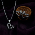 Load image into Gallery viewer, Luxury 925 Sterling Silver Chain Pendant with Matching Earrings - Perfect Gift