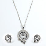 Load image into Gallery viewer, 925 Sterling Silver Necklace & Earrings Combo