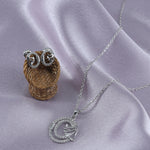 Load image into Gallery viewer, Stunning Women's 925 Sterling Silver Necklace and Earring Set - Classic & Stylish