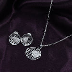 Load image into Gallery viewer, Sophisticated 925 Sterling Silver Necklace & Earring Set for Women - Pendant & Studs