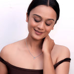 Load image into Gallery viewer, Silver Heart Pendant Necklace