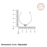 Load image into Gallery viewer, Elegant Heart Shape Women’s Bracelet – Rose Gold Plated | 925 Silver
