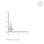 Load image into Gallery viewer, Silver Flower Pendant Necklace