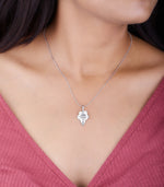 Load image into Gallery viewer, Silver Modern Pendant