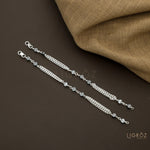 Load image into Gallery viewer, Silver Hart Stone Kids Nazariya Bracelet Set
