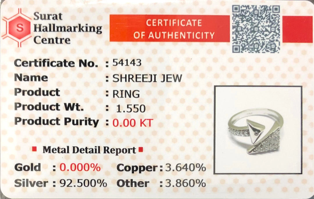 925 Silver Women's Ring - Sleek & Stylish