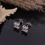 Load image into Gallery viewer, LIGROZ 925 Silver Princess Cut Stud Earrings for Women
