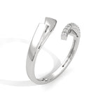 Load image into Gallery viewer, Silver Unique Diamond Ring
