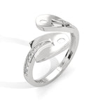 Load image into Gallery viewer, Silver  Double Petal Design Ring
