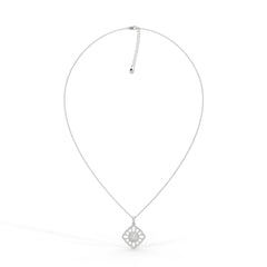 Gleaming 925 Sterling Silver Chain and Pendant Sets: Accentuate Your Beauty with Graceful Simplicity