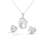 Load image into Gallery viewer, Silver Moon and Stars Jewelry Set
