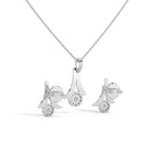 Load image into Gallery viewer, 925 Sterling Silver Pendant Necklace &amp; Earring Set for Women - Elegant &amp; Timeless
