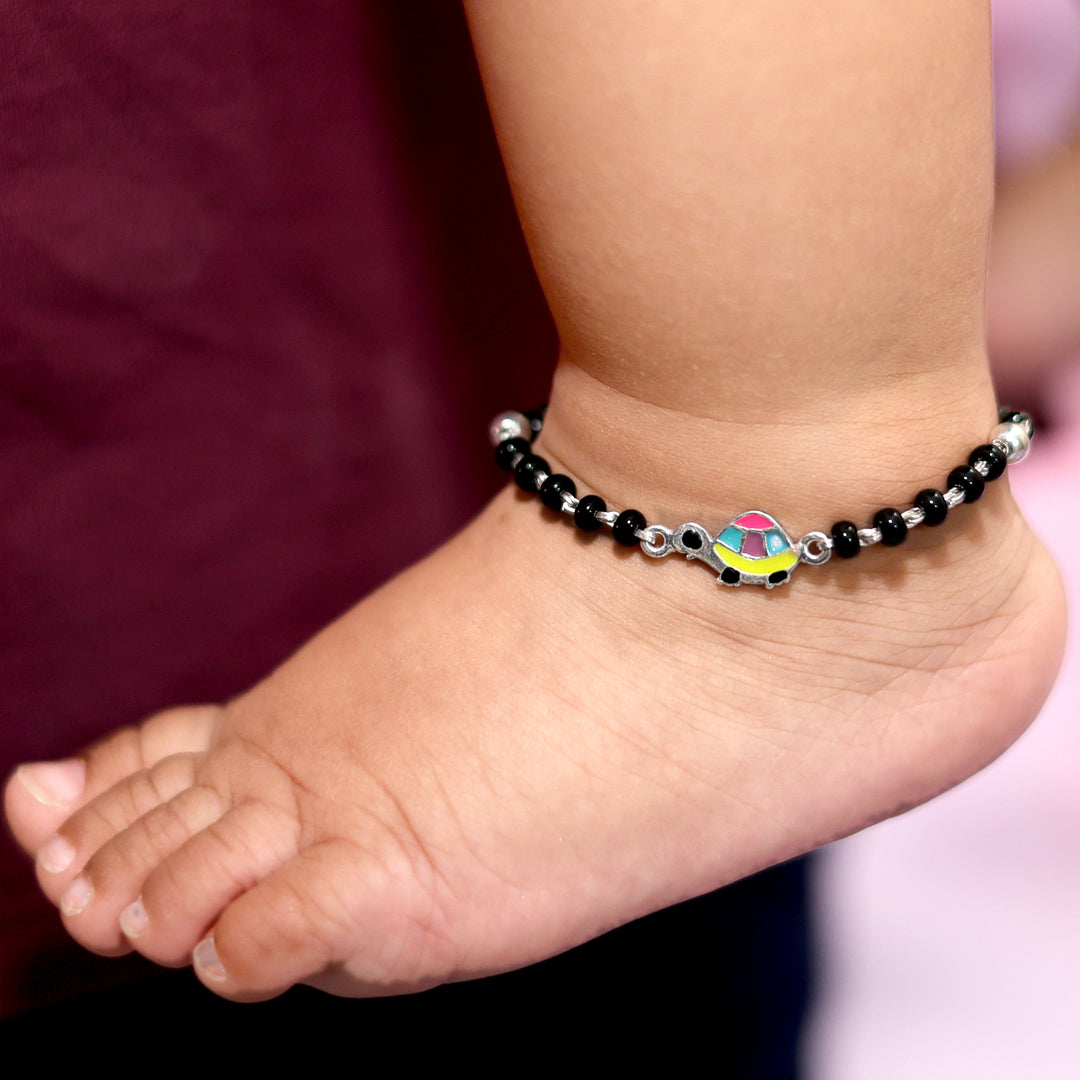 925 Silver Kids Bracelet – Turtle Charm (Single)