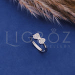 Load image into Gallery viewer, 925 Silver Bow Design Ring for Kids
