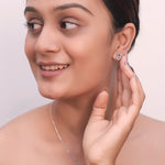 Load image into Gallery viewer, Stunning Women&#39;s 925 Sterling Silver Necklace and Earring Set - Classic &amp; Stylish
