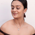 Load image into Gallery viewer, Women’s 925 Silver Jewelry Set - Pendant &amp; Earrings
