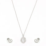 Load image into Gallery viewer, Stunning Women&#39;s 925 Sterling Silver Necklace and Earring Set - Classic &amp; Stylish
