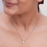 Load image into Gallery viewer, 925 Sterling Silver Women&#39;s Pendant Necklace - Sleek &amp; Fashionable Design
