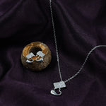 Load image into Gallery viewer, Women’s 925 Silver Jewelry Set - Pendant &amp; Earrings
