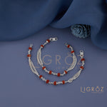 Load image into Gallery viewer, Silver and Rudraksha Kids Nazariya Bracele
