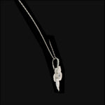 Load and play video in Gallery viewer, Silver Modern Pendant
