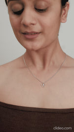 Load and play video in Gallery viewer, Silver Heart Pendant Necklace
