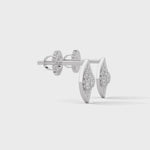 Load and play video in Gallery viewer, Silver Diamond Stud Earrings
