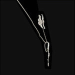 Load and play video in Gallery viewer, Silver Earring, Pendant, and Chain Ensemble
