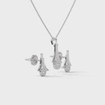 Load and play video in Gallery viewer, 925 Sterling Silver Pendant Necklace &amp; Earring Set for Women - Elegant &amp; Timeless
